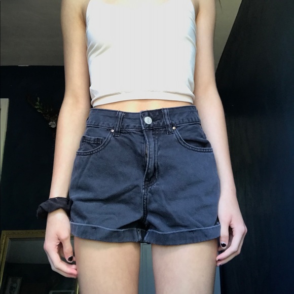 pacsun black mom shorts